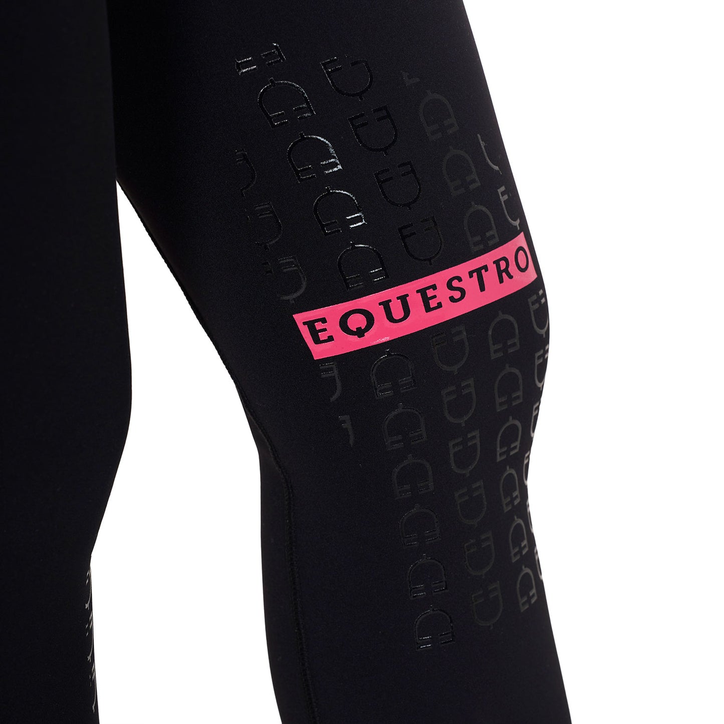Legging slim fit, Black/ Honey - Equestro Spring / Summer 25