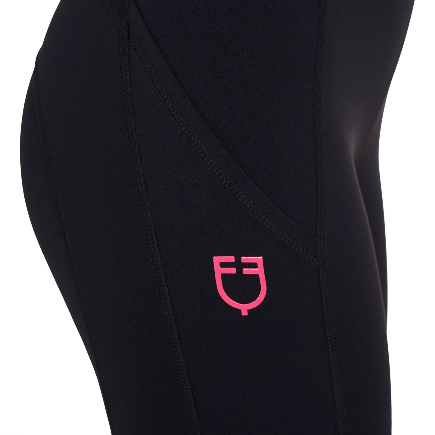 Legging slim fit, Black/ Honey - Equestro Spring / Summer 25