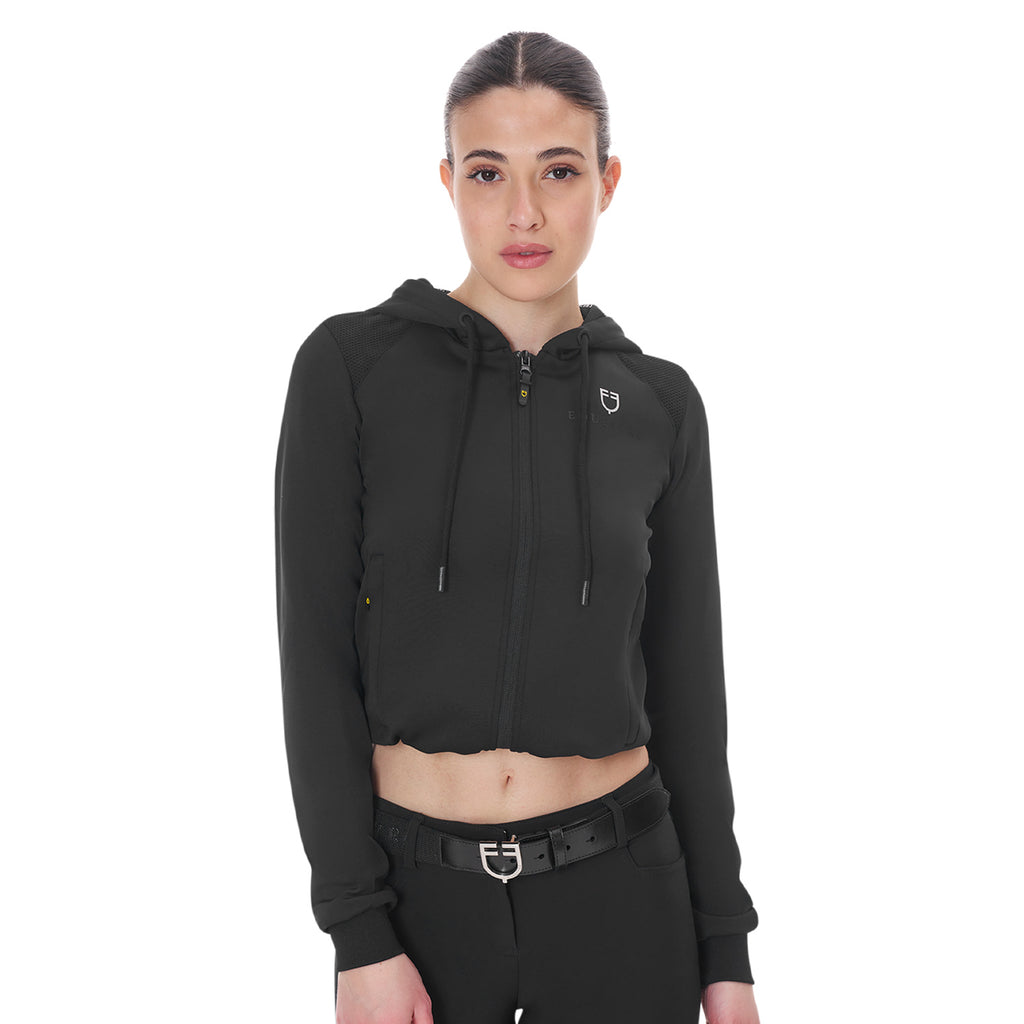 Sweat à capuche court à zip - Equestro Spring / Summer 25