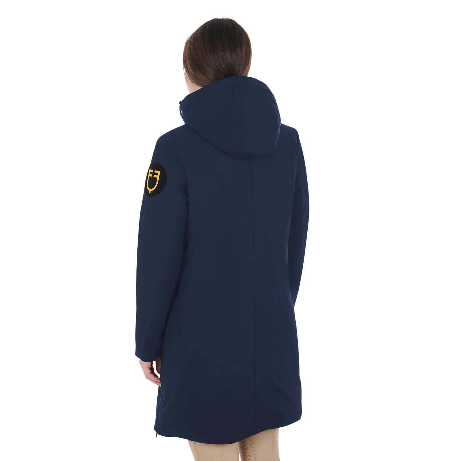 Veste longue déperlante, Navy - Equestro