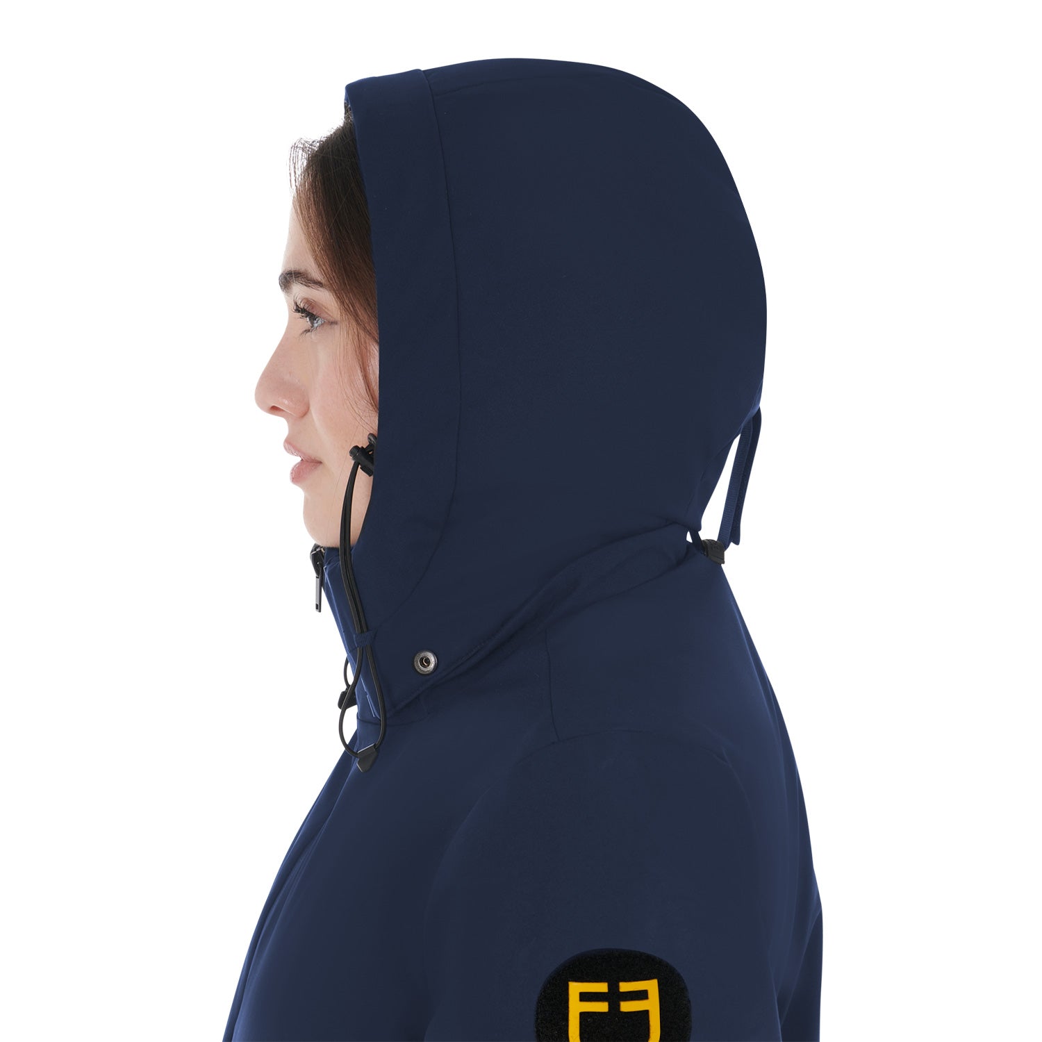 Veste longue déperlante, Navy - Equestro