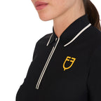 Polo d'entraînement slim fit avec zip, Navy - Equestro Spring / Summer 25