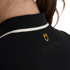 Polo d'entraînement slim fit avec zip, Navy - Equestro Spring / Summer 25