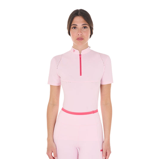 Polo d'entraînement respirant, Ballerina - Equestro Spring / Summer 25