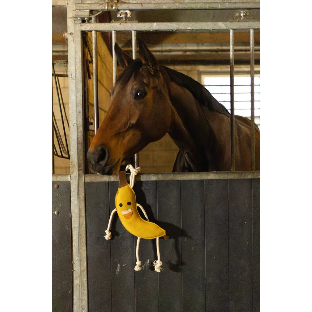 Jouet pour chevaux forme Banane