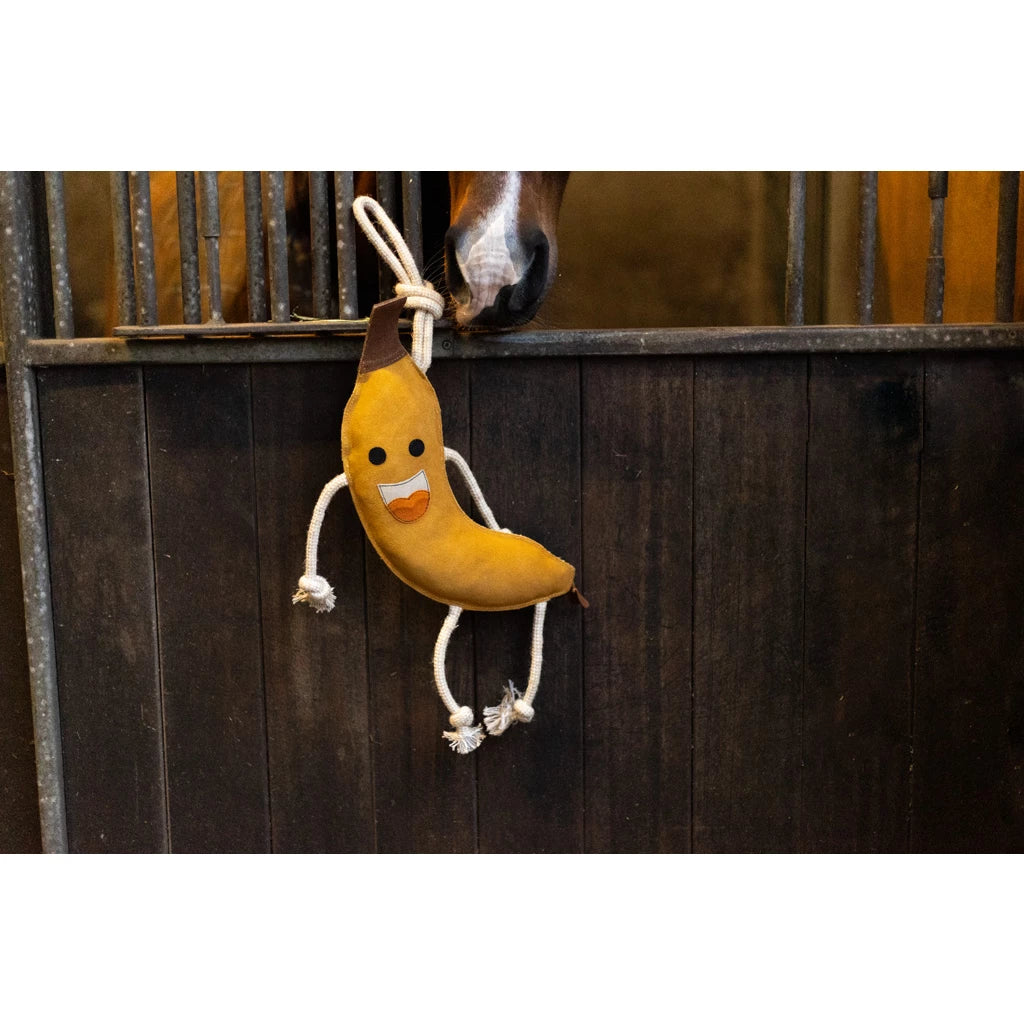 Jouet pour chevaux forme Banane