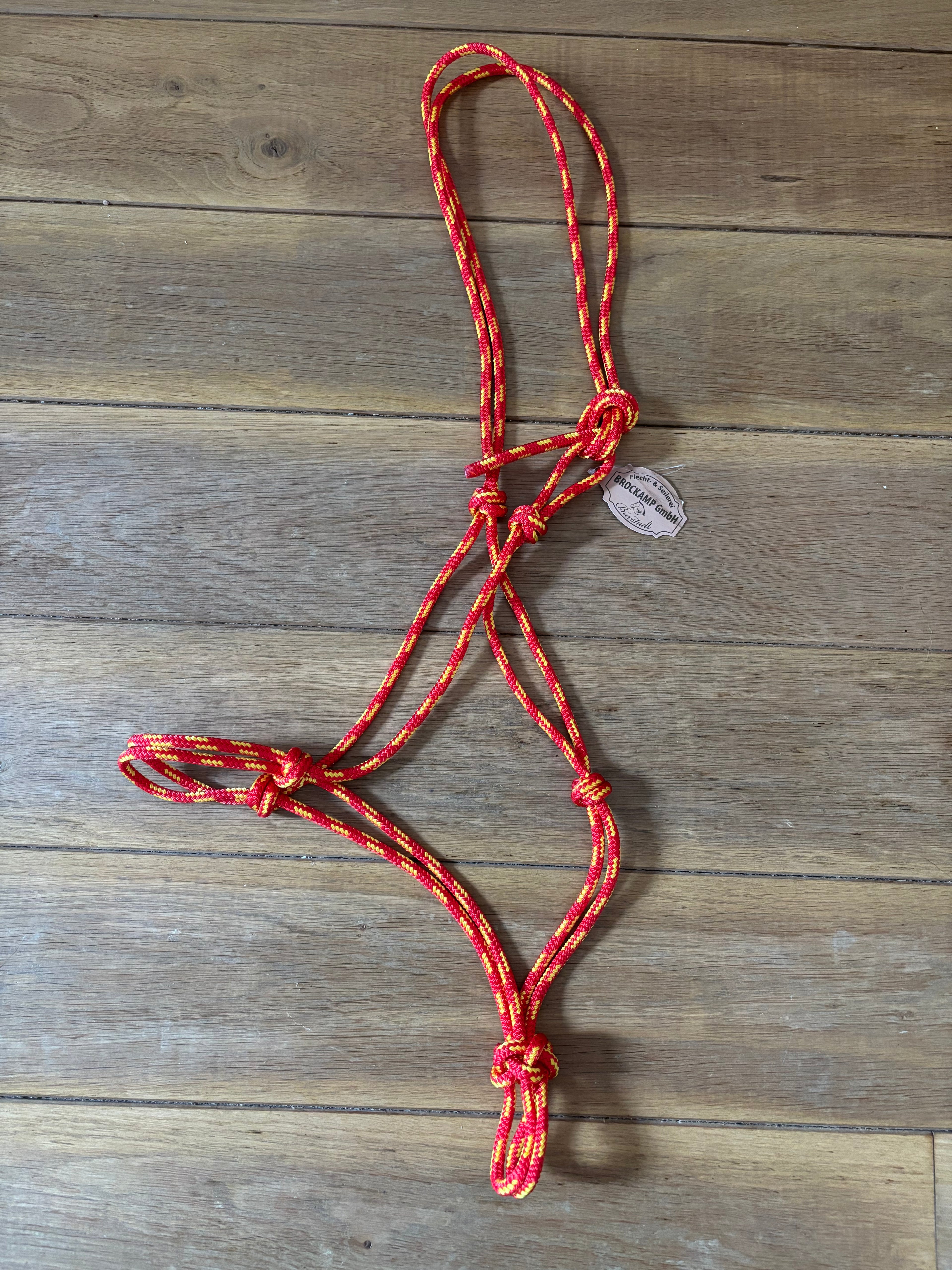 Licol Ethologique, Rouge / Jaune - Brockamp