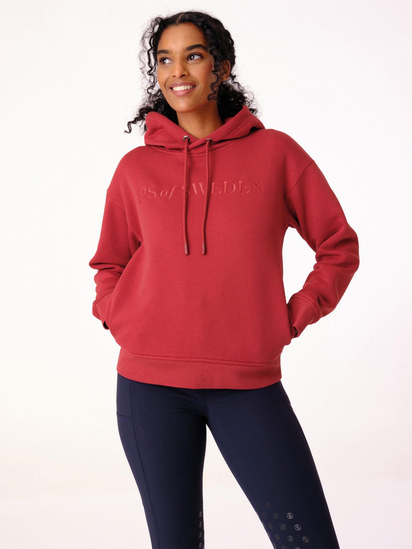 Hoodie Angela, Chilli Red - Ps of Sweden FW 23