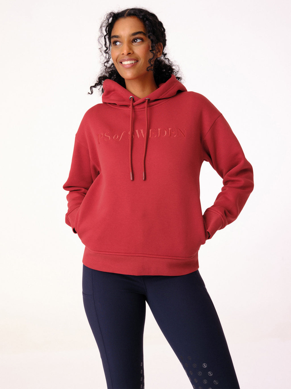 Hoodie Angela, Chilli Red - Ps of Sweden