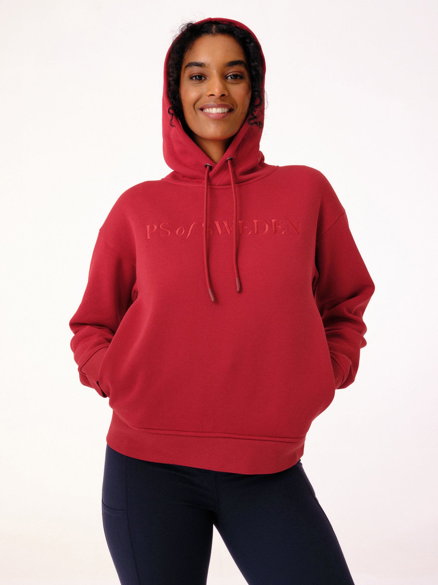 Hoodie Angela, Chilli Red - Ps of Sweden FW 23