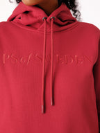Hoodie Angela, Chilli Red - Ps of Sweden