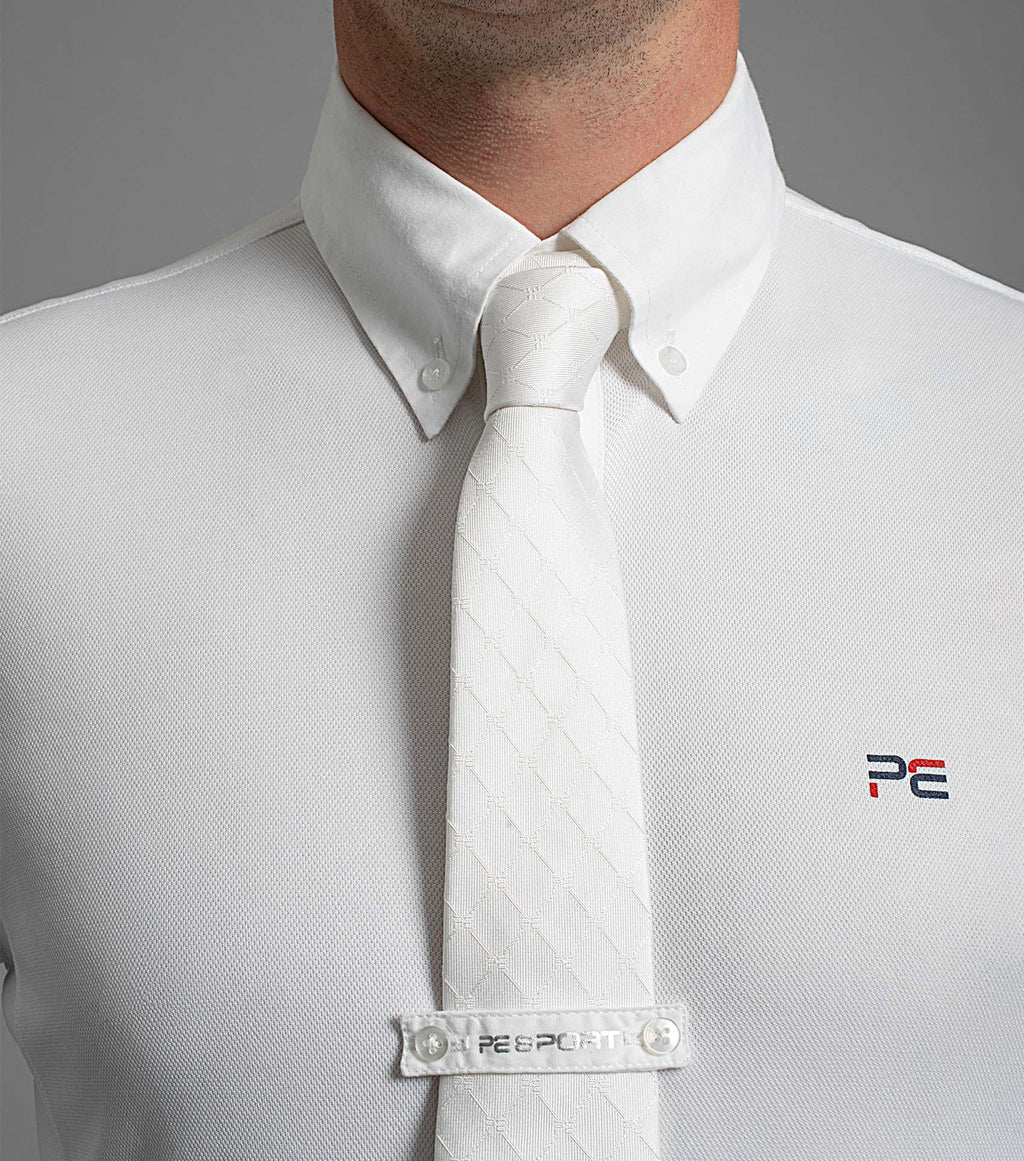 Chemise de concours Homme Giulio, blanche - Premier Equine