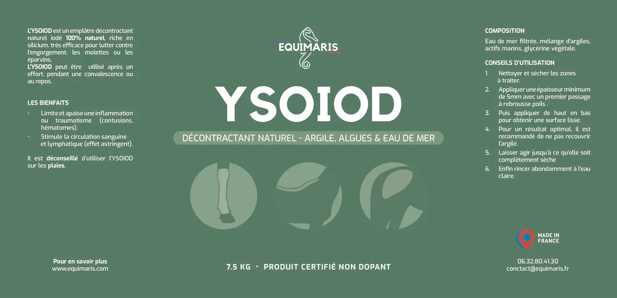 Ysoiod - Argile de soin - Equimaris
