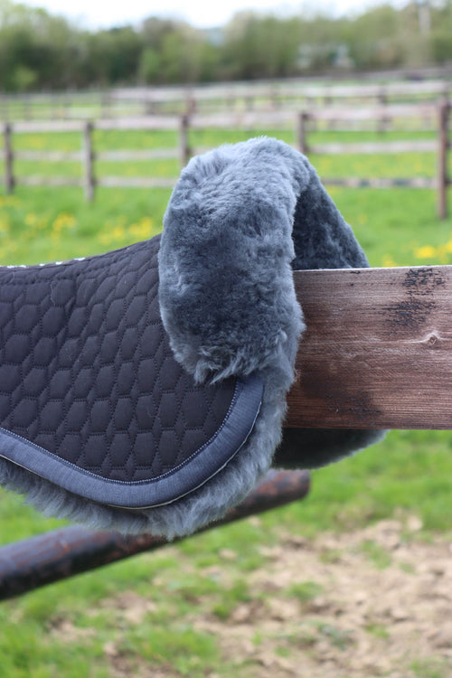 Amortisseur Noir, mouton gris foncé - Mattes