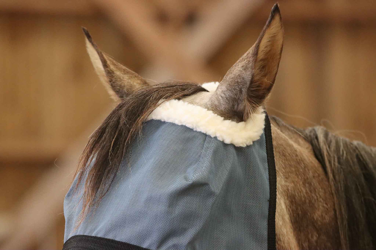 Masque intégral sans oreilles avec moumoute, 90% Anti-UV - Nag Horse Ranch