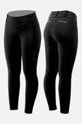 Pantalon legging Nipsey, genoux grip, Noir - Animo