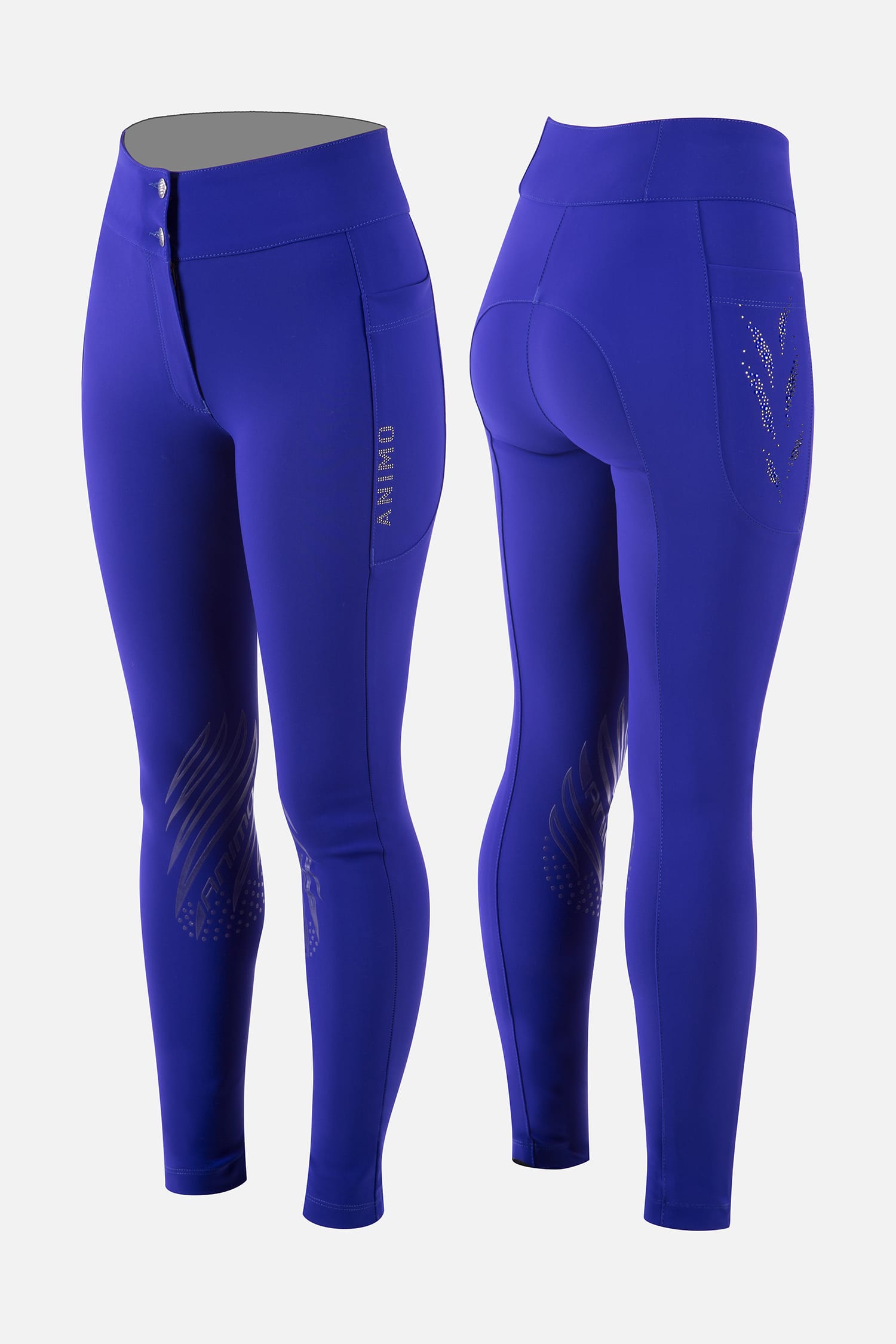 Pantalon Nitin, genoux grip, Viola candy - Animo