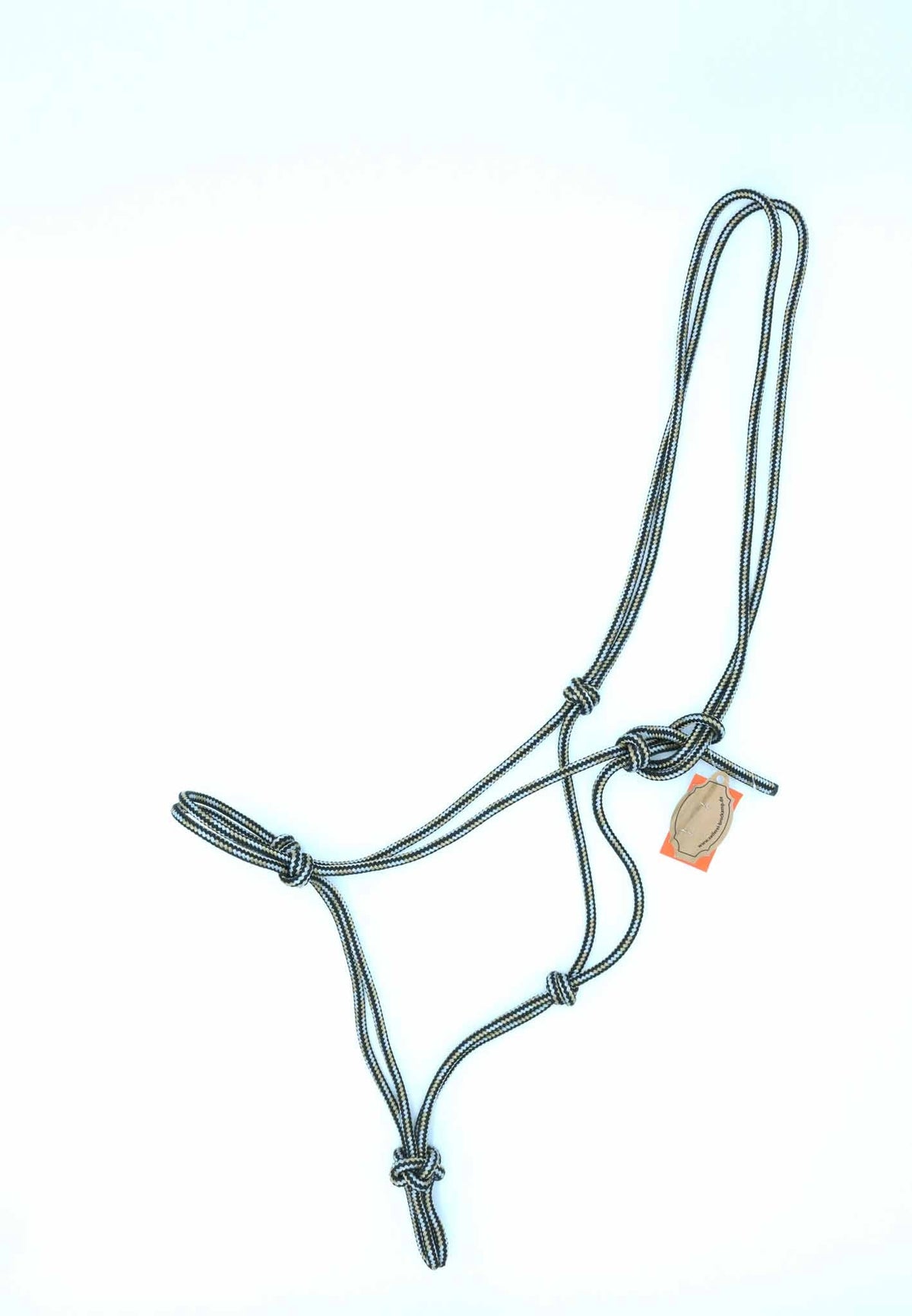 Brockamp licol éthologique Noir, silver et beige