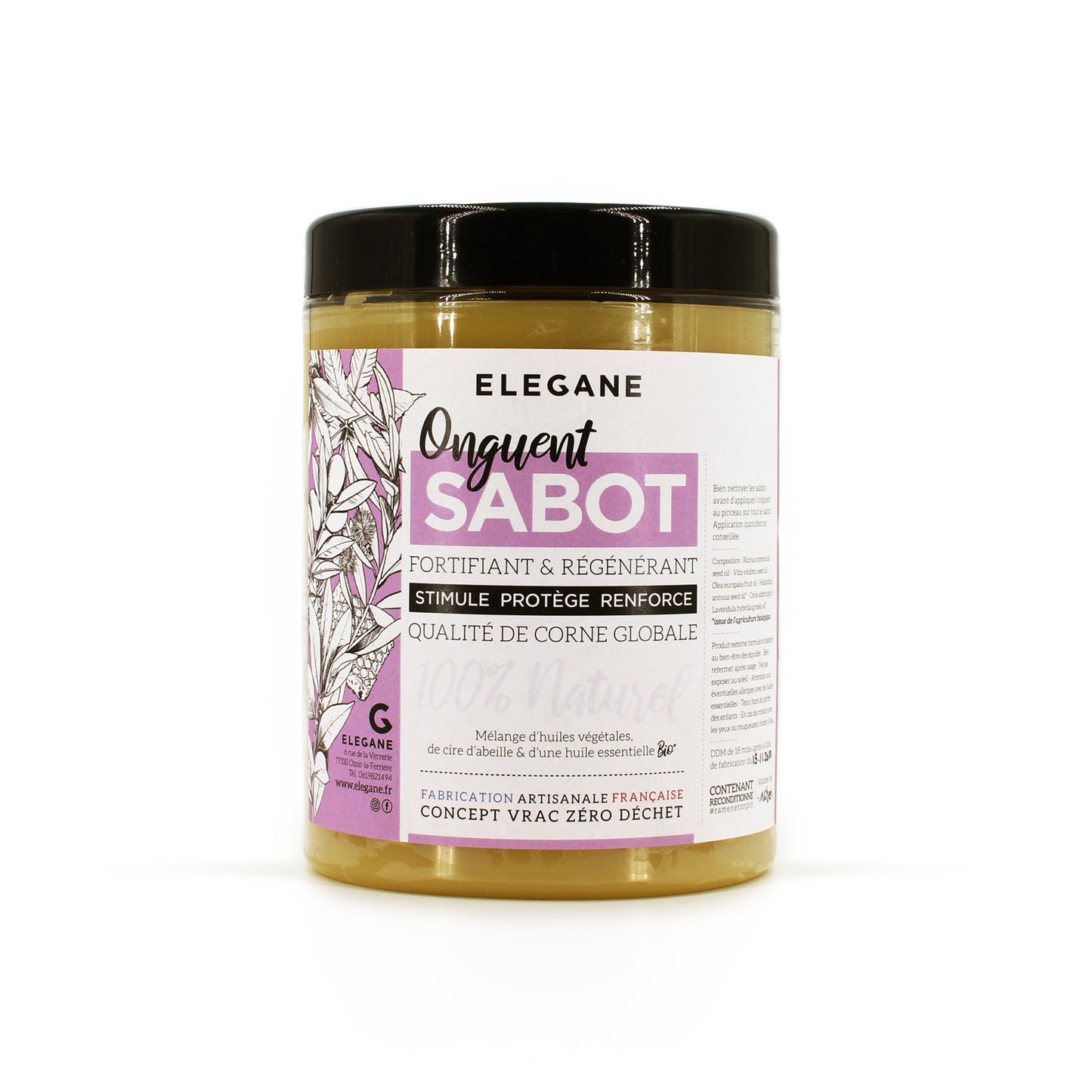 Onguent sabot FORTIFIANT & RÉGÉNÉRANT, 1L - Elegane