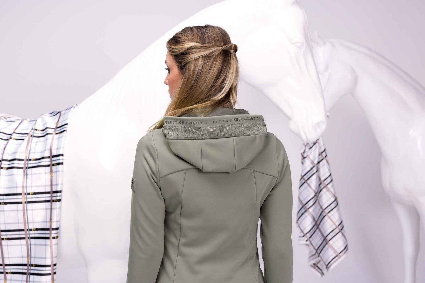 Veste fleece Jacket 4045, Foggy Green - Pikeur AH 2023