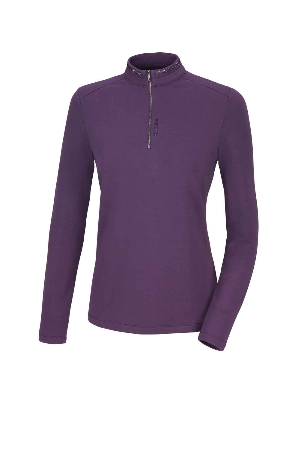 Haut zip Shirt sports, Blueberry - Pikeur