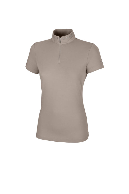 Polo Lasercut Shirt Soprts, Soft greige - Pikeur FS 2024