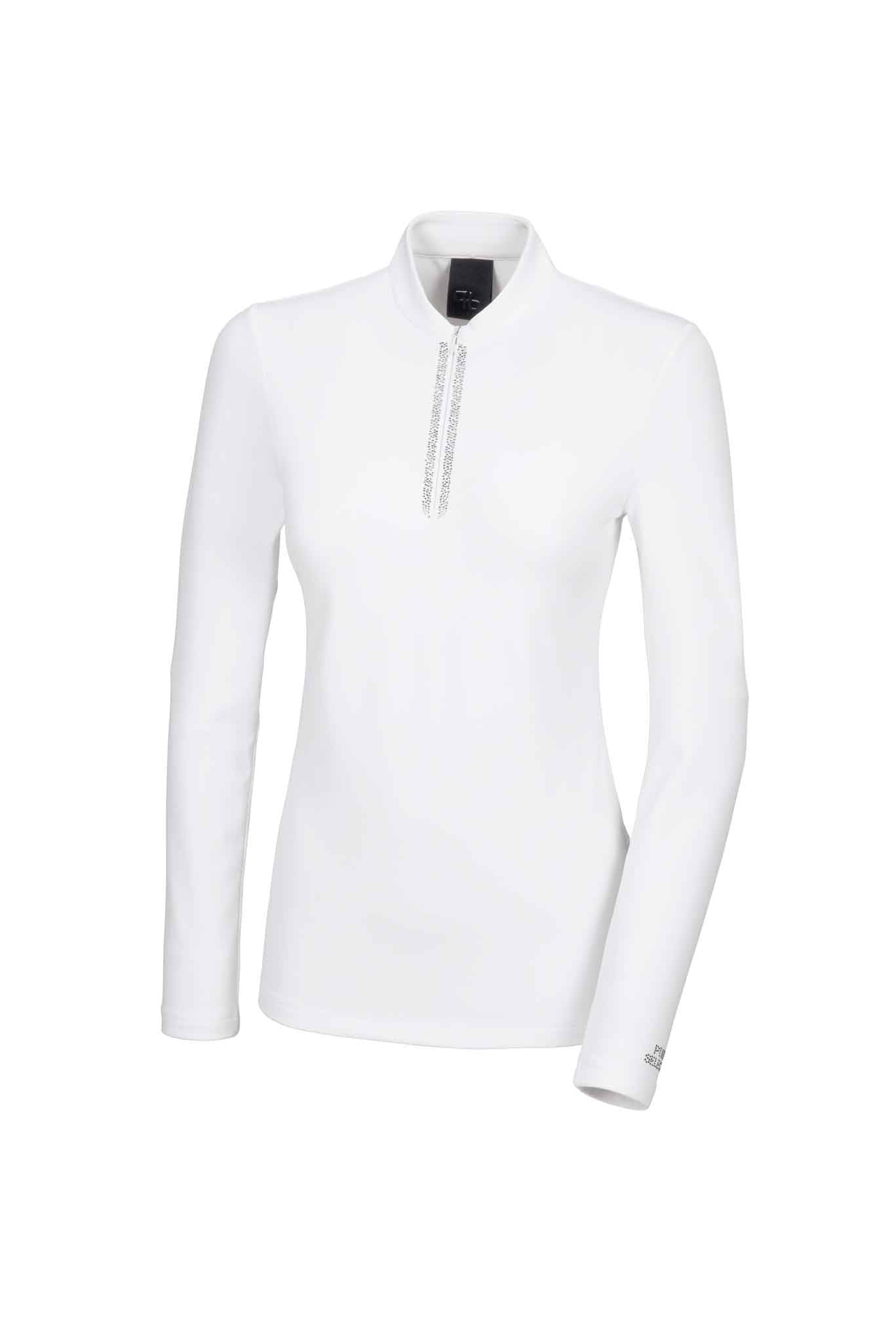 Haut zip-shirt selection manches longues, Blanc - Pikeur AH 2023