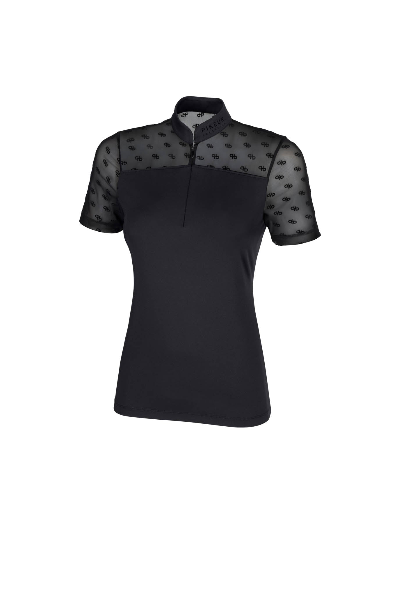 Zip shirt Selection, Black - Pikeur FS