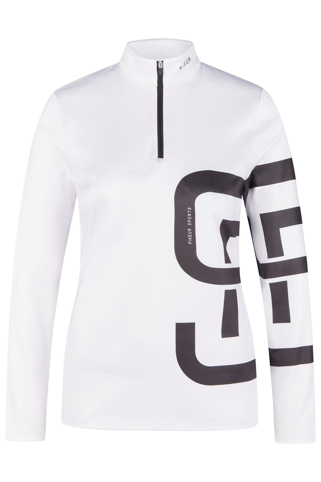 Icon shirt sports manches longues, White/Black - Pikeur