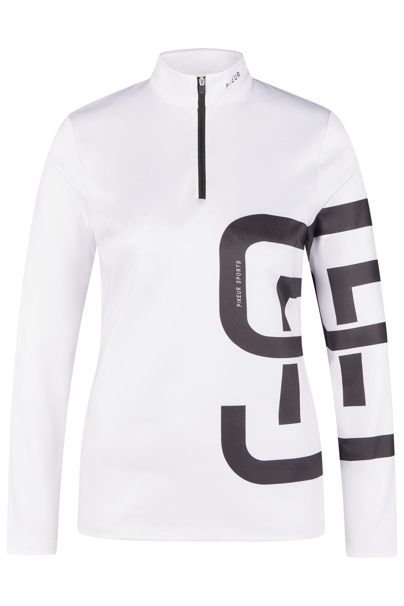 Icon shirt sports manches longues, White/Black - Pikeur