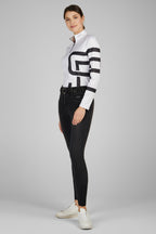 Icon shirt sports manches longues, White/Black - Pikeur