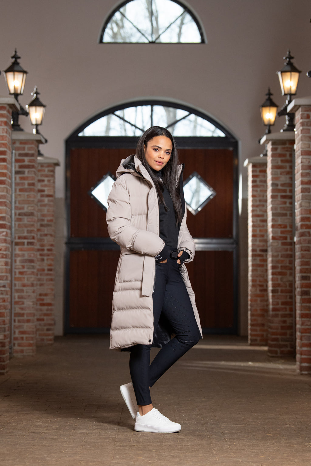 Manteau long Raincoat, Sandstorm - Pikeur