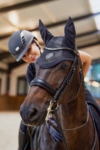 Bonnet Glitter Mesh, Navy - Platinum Pure