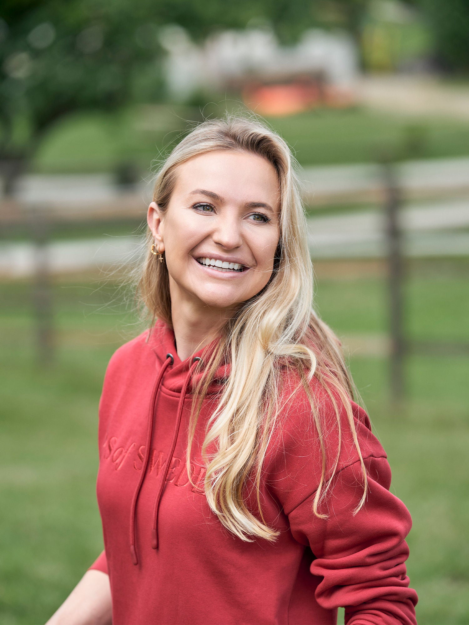 Hoodie Angela, Chilli Red - Ps of Sweden