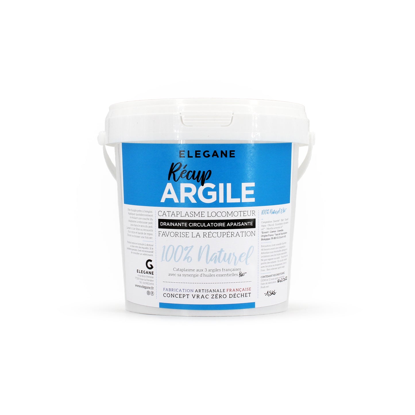 Récup Argile, Argile pour chevaux - 1,5kg - Elegane