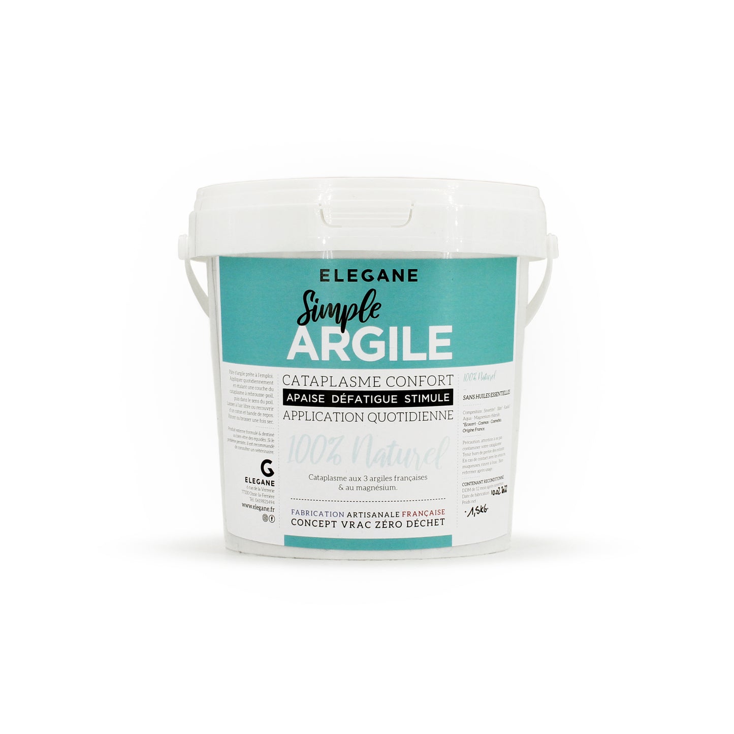 Simple Argile, Argile pour chevaux - 1,5kg - Elegane