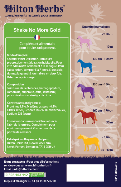 Shake no more Gold, 1L - Hilton Herbs