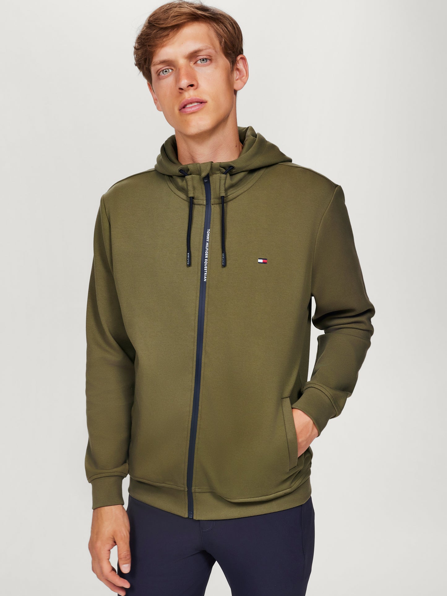 Hoodie zip Glenn, Utility Olive - Tommy Hilfiger Spring / Summer 25