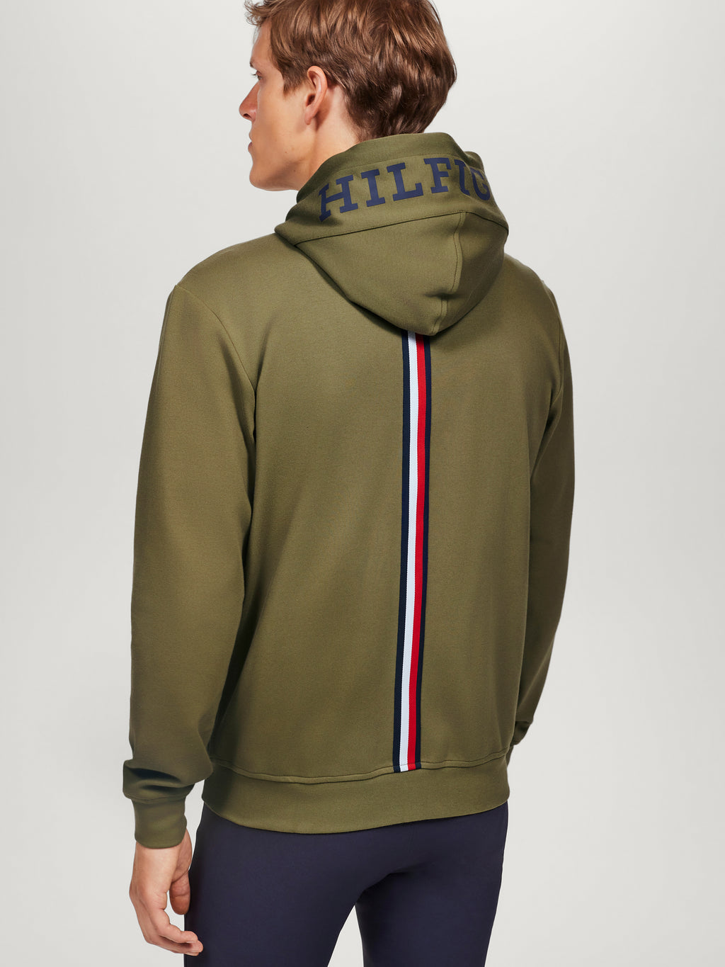 Hoodie zip Glenn, Utility Olive - Tommy Hilfiger Spring / Summer 25