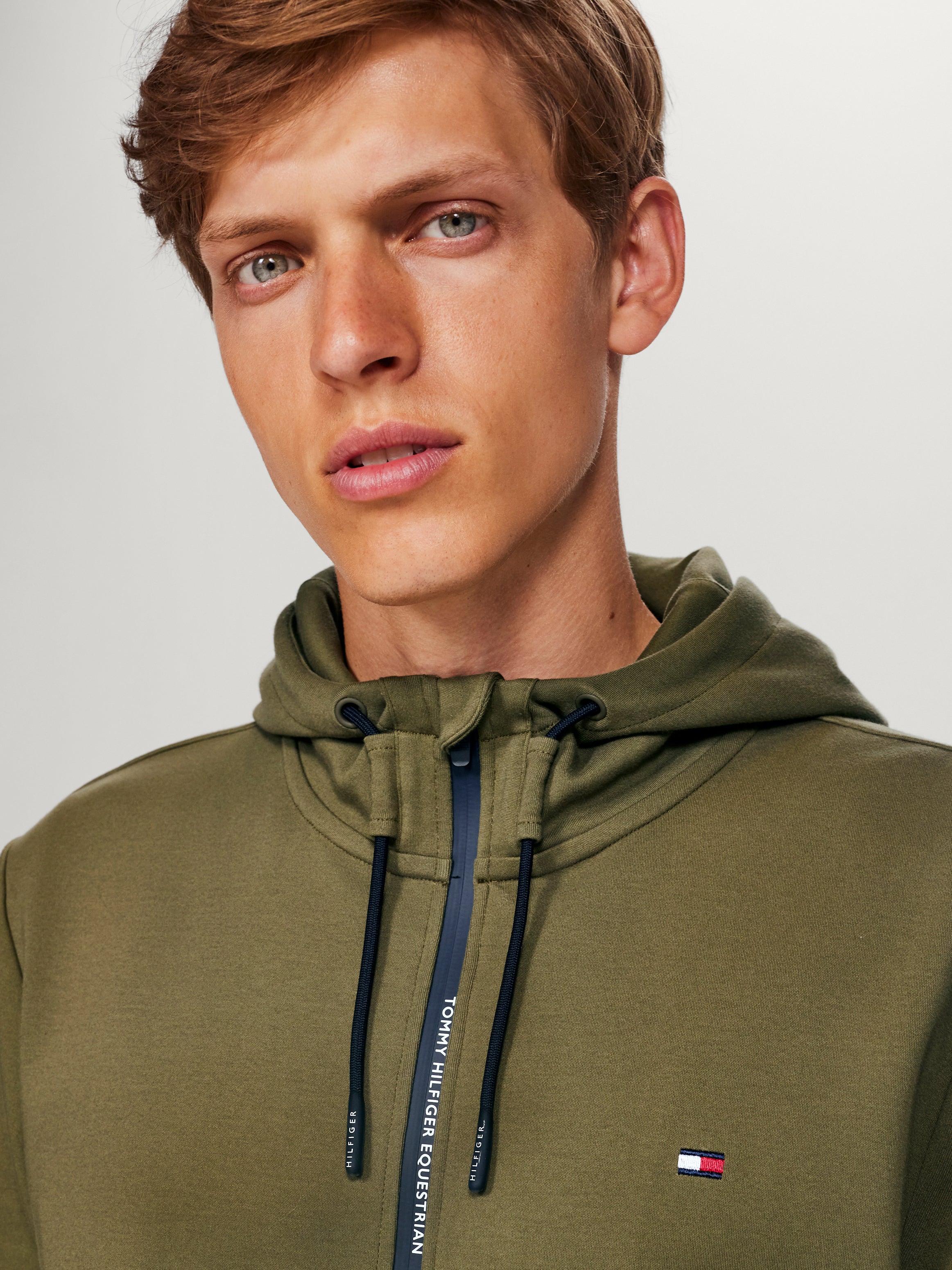 Hoodie zip Glenn, Utility Olive - Tommy Hilfiger Spring / Summer 25