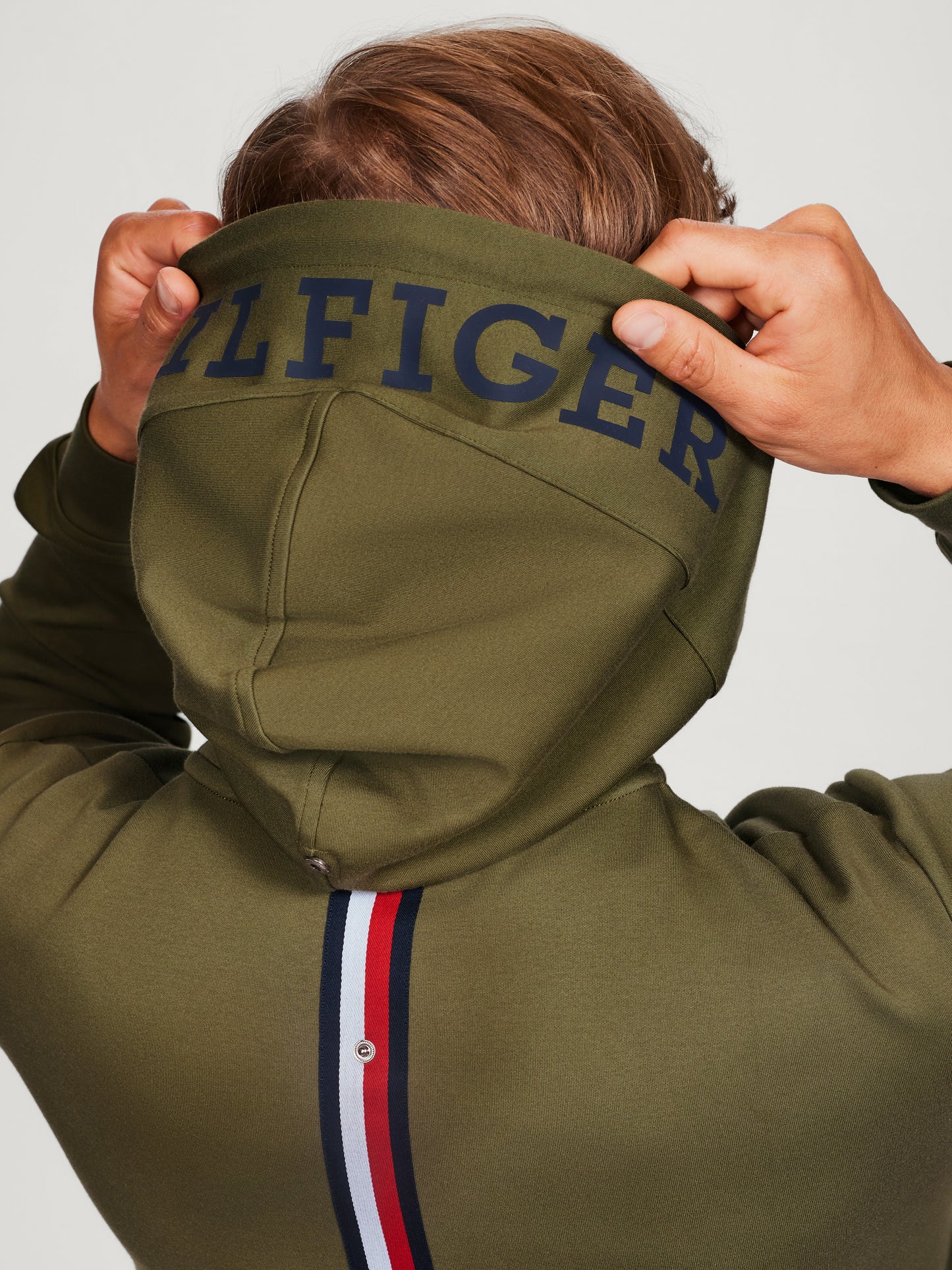Hoodie zip Glenn, Utility Olive - Tommy Hilfiger Spring / Summer 25