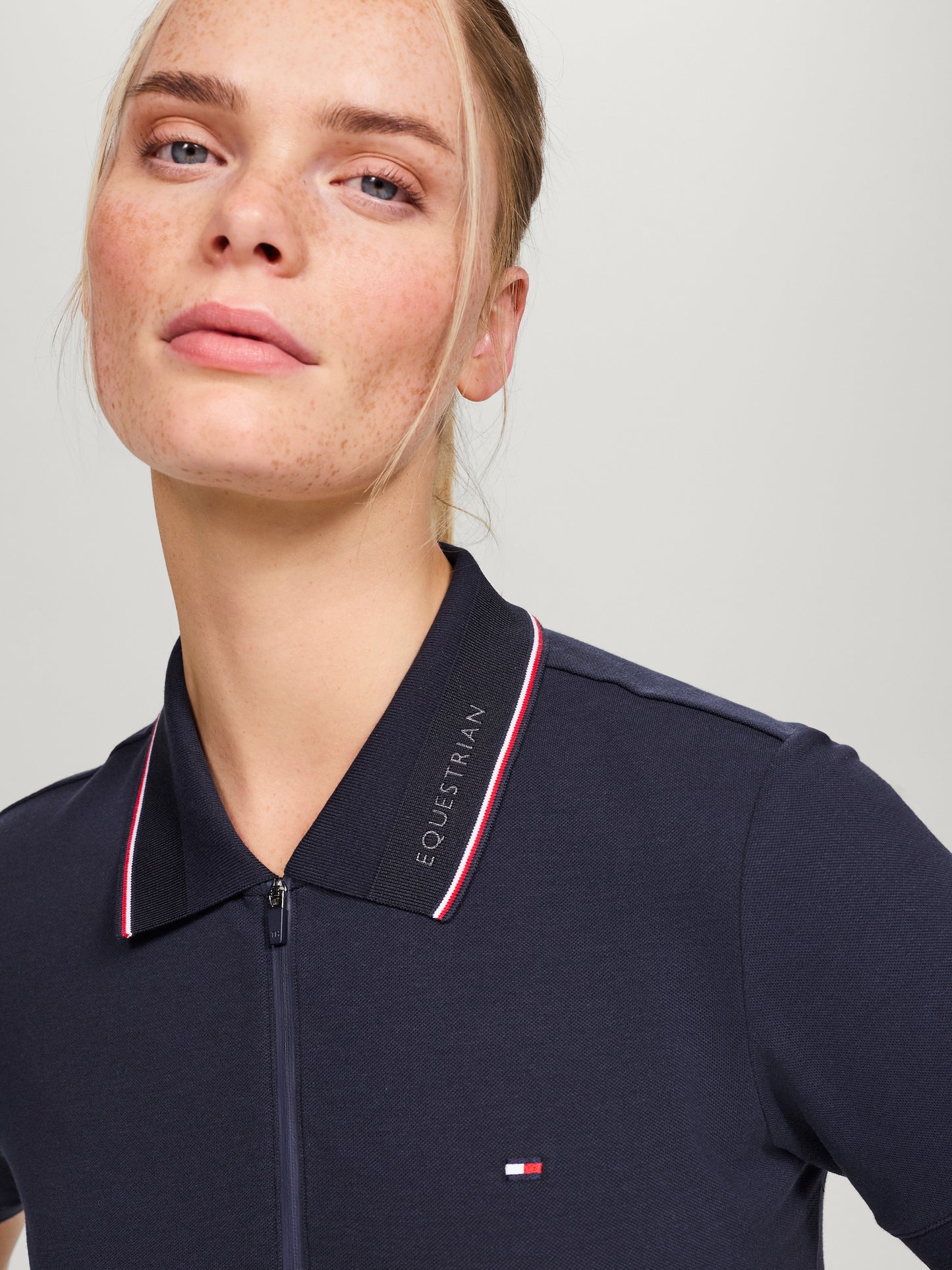 Polo Camden Zip, Desert Sky - Tommy Hilfiger Spring / Summer 25