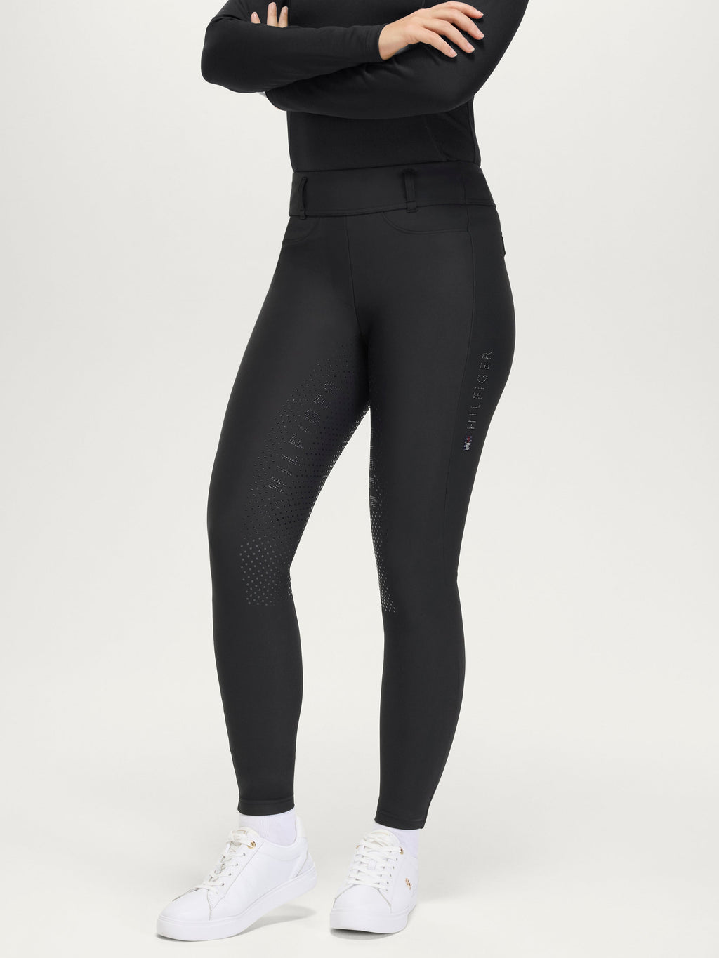 Tommy Hilfiger Pantalon d'équitation hybride d'hiver à strass Highland AW26