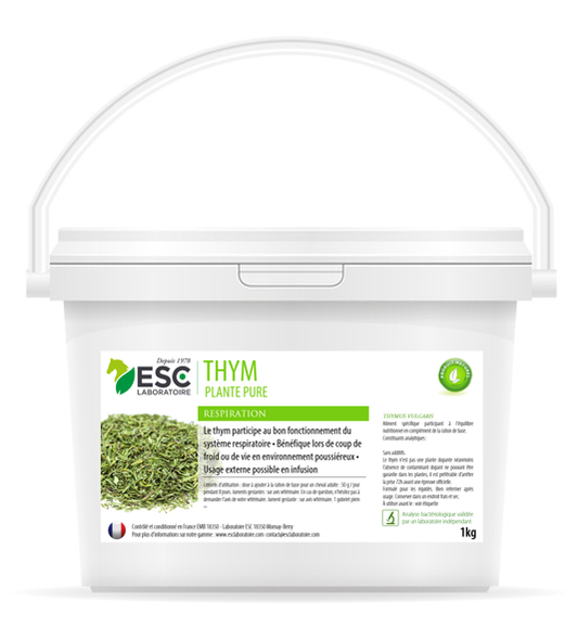 Thym – Emphysème cheval - ESC Laboratoire