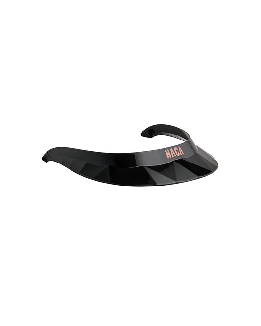 Visière large Onyx black, brillante (vendu séparément du casque) - NACA