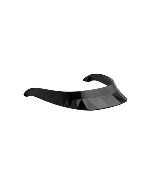 Petite visière, Onyx black, brillante (vendu séparément du casque) - NACA