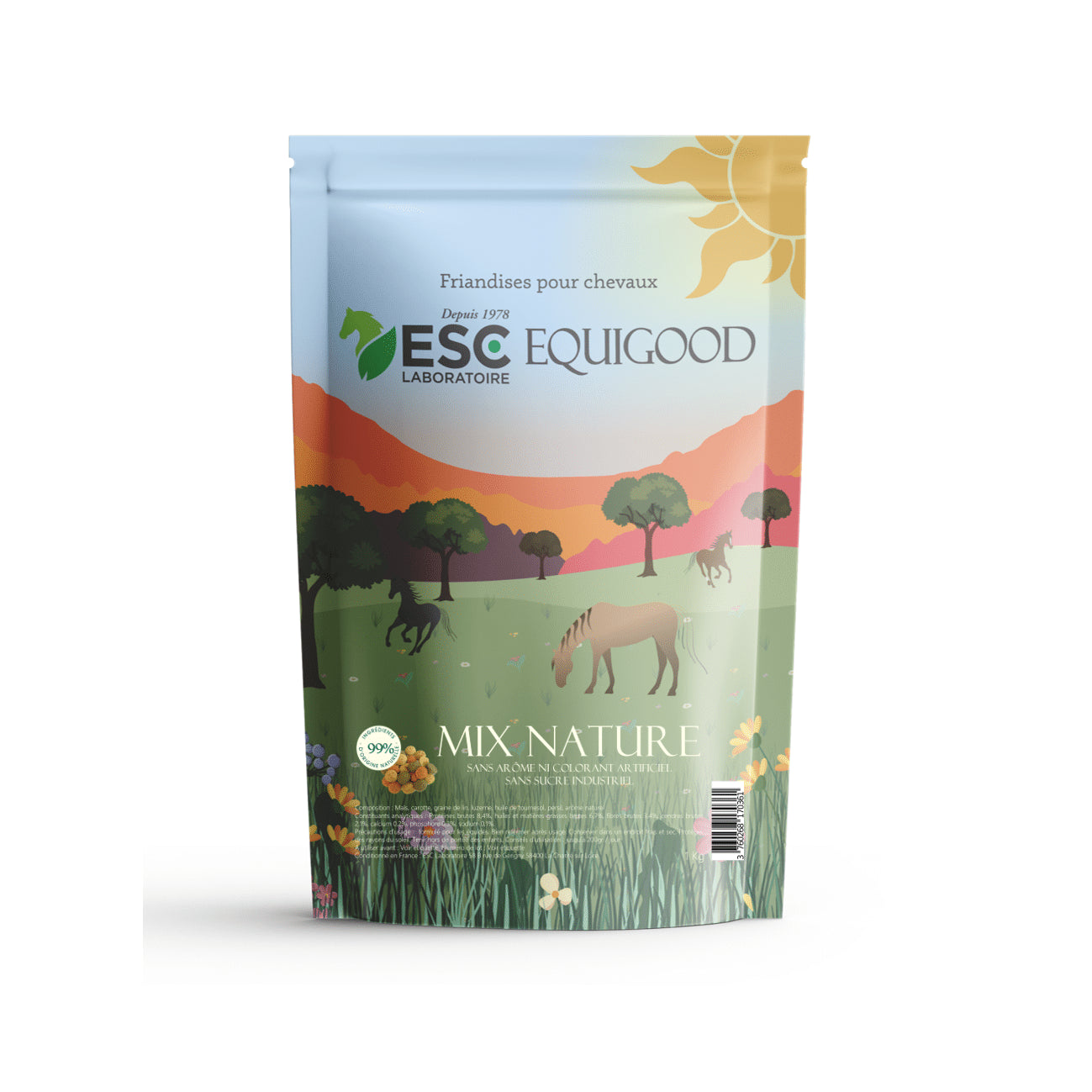 Equigood Nature -  Friandises cheval sans sucres et naturelles - ESC Laboratoire