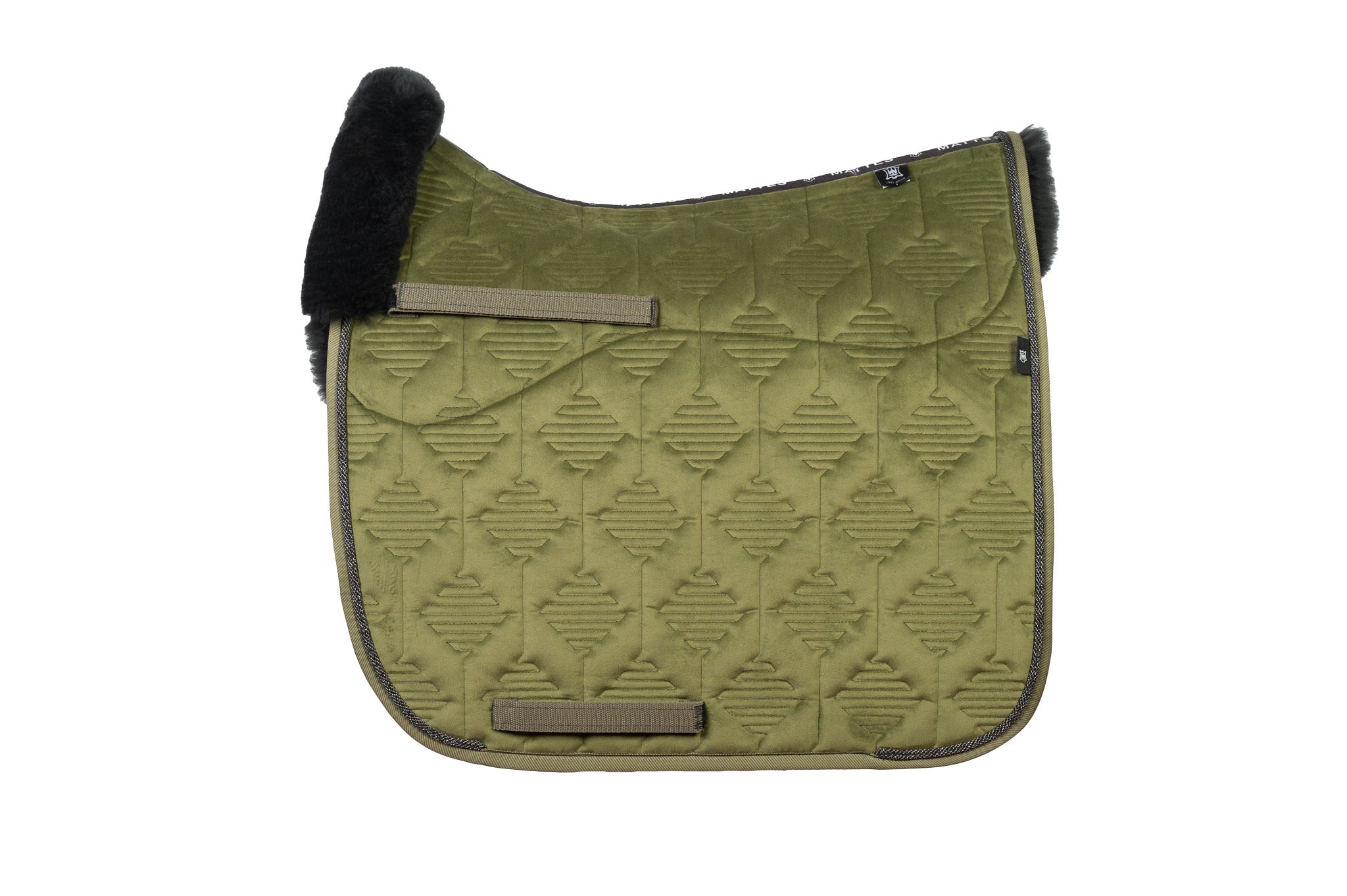 Tapis Woven piping Olive - Mattes 25