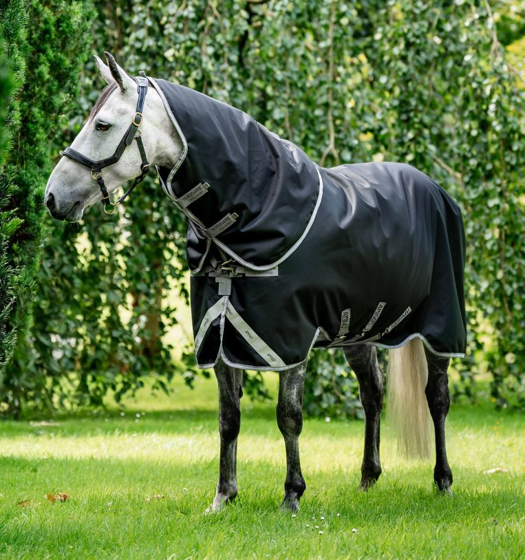 Amigo Bravo 12 plus, Black/Titanium, 250gr - Horseware