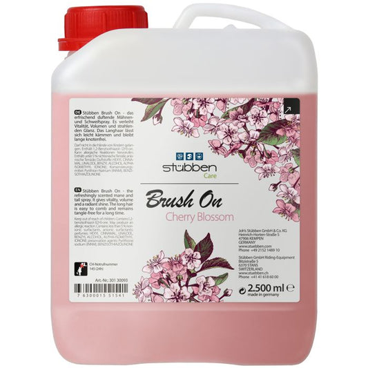 Recharge démêlant « Brush on », Fleurs de cerisier 2,5L - Stubben
